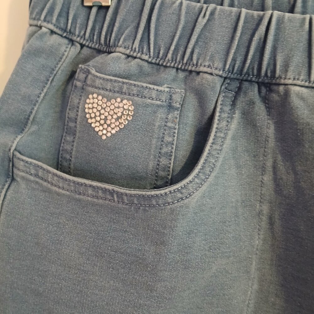 Quacker Factory Women's Dream Jean's Pull On Jogger Style  SZ M NWT - Picture 4 of 11